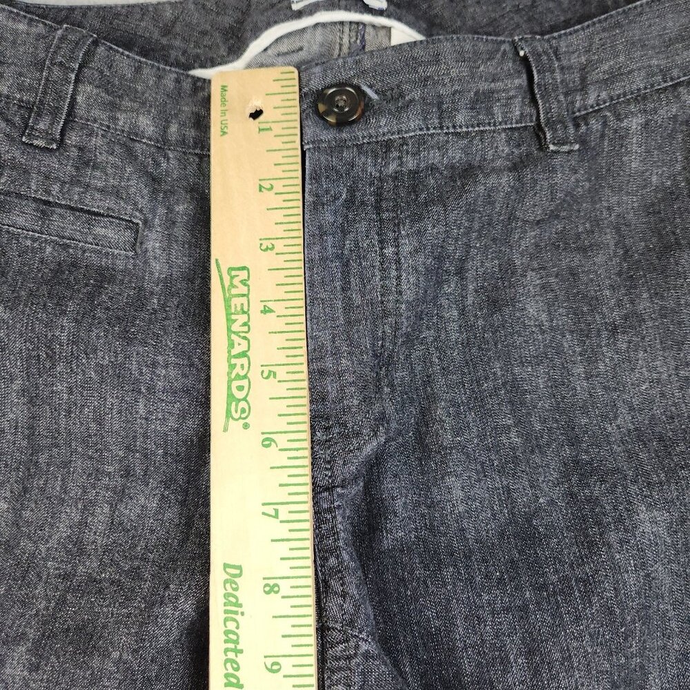 DOCKERS Pants Women's 8 Flare Cotton Twill Ideal Fit Casual Gray Metro Mid Rise - Picture 5 of 8